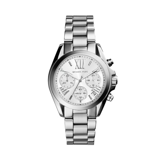 Reloj Análogo Bradshaw Casual Plateado de Mujer