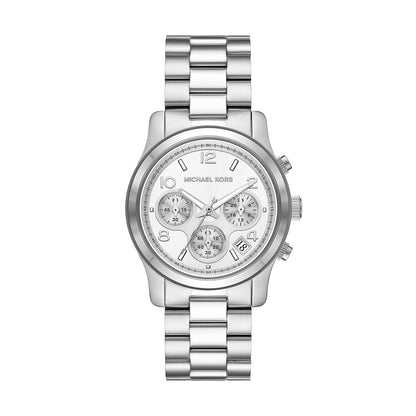 Reloj Análogo Runway Casual Plateado de Mujer