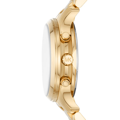 Reloj Análogo Runway Casual Dorado de Mujer