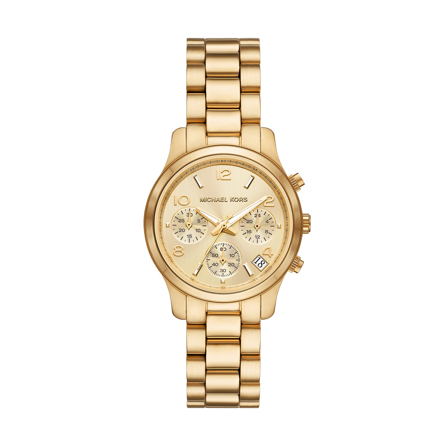 Reloj Análogo Runway Casual Dorado de Mujer