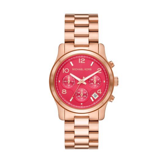 Reloj Análogo Runway Juvenil Rosado de Mujer