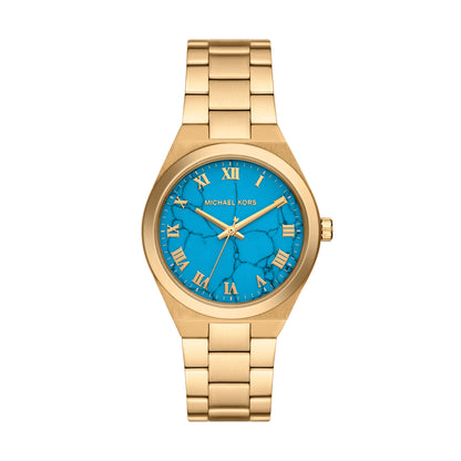 Reloj Análogo Lennox Juvenil Dorado de Mujer