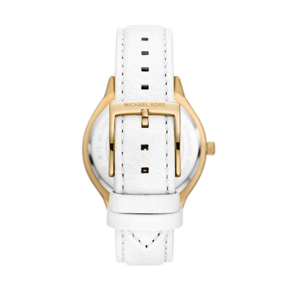 Reloj Análogo Slim Runway Casual Dorado de Mujer