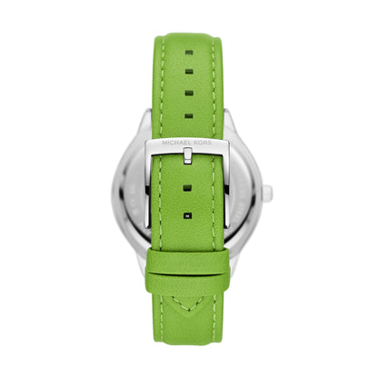 Reloj Análogo Slim Runway Casual Plateado de Mujer