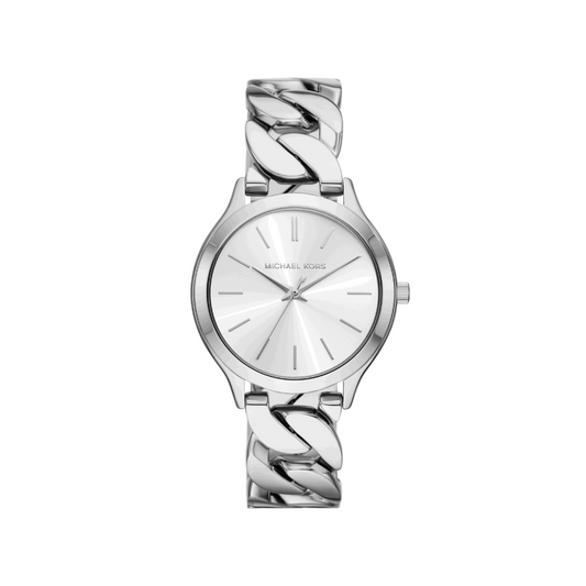 Reloj Análogo Luxury Plateado de Mujer