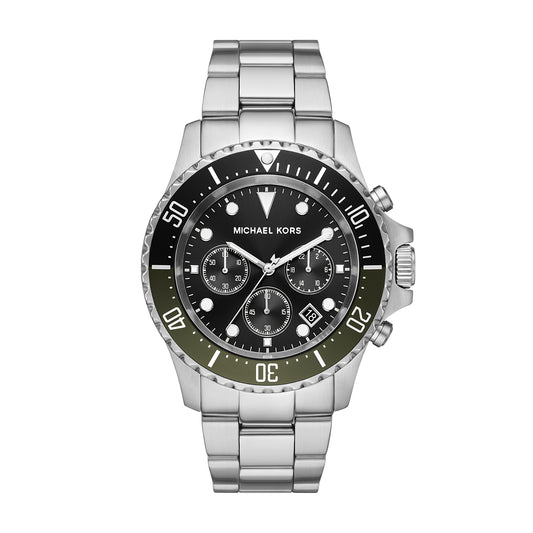 Reloj Análogo Everest Sport Plateado de Hombre