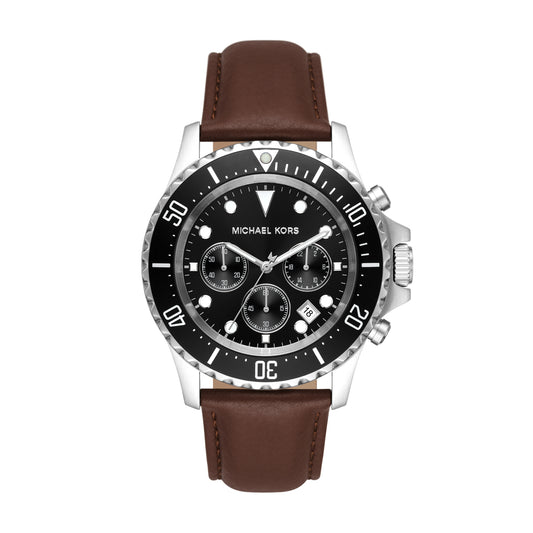 Reloj Análogo Everest Sport Plateado de Hombre