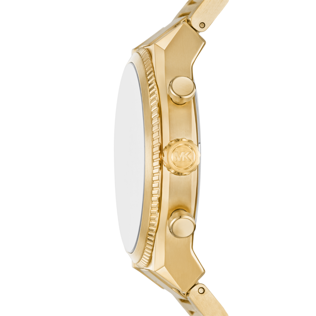 Reloj Análogo con Cronógrafo Sport Dorado de Hombre
