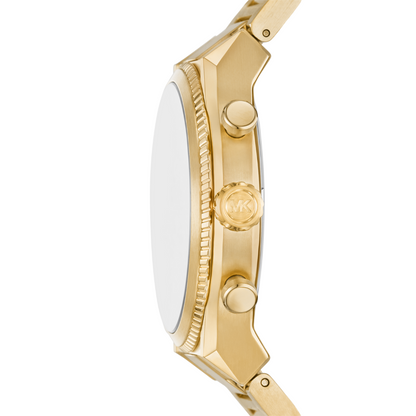 Reloj Análogo con Cronógrafo Sport Dorado de Hombre