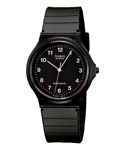 Reloj Análogo Casual Negro Unisex