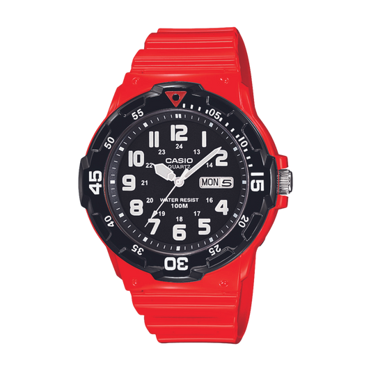 Reloj Análogo Casual Rojo de Hombre