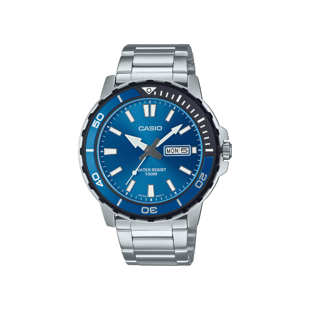 Reloj Análogo Sport Plateado de Hombre