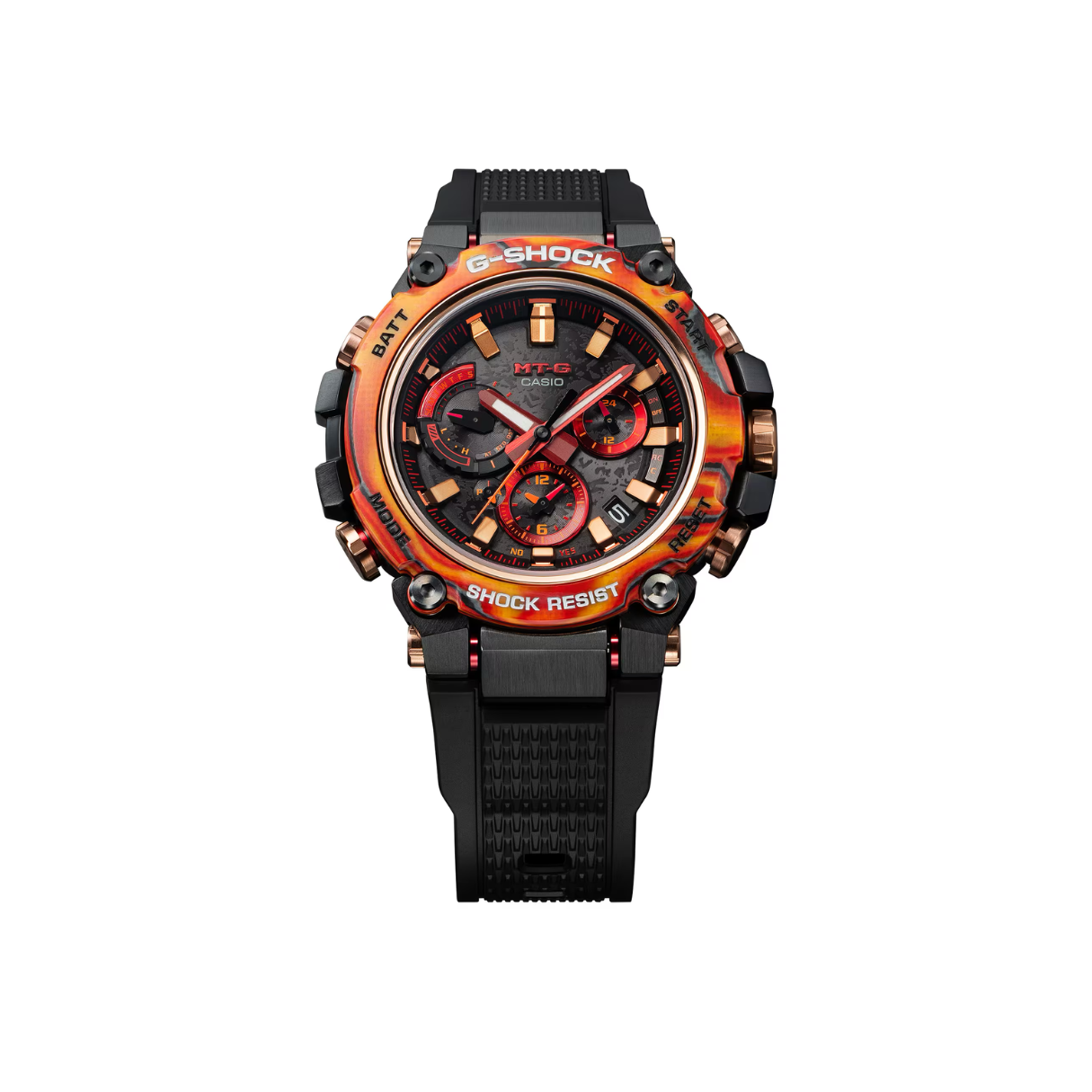 Reloj Análogo G-Shock MTG 40 Aniversario Flare Red Negro de Hombre