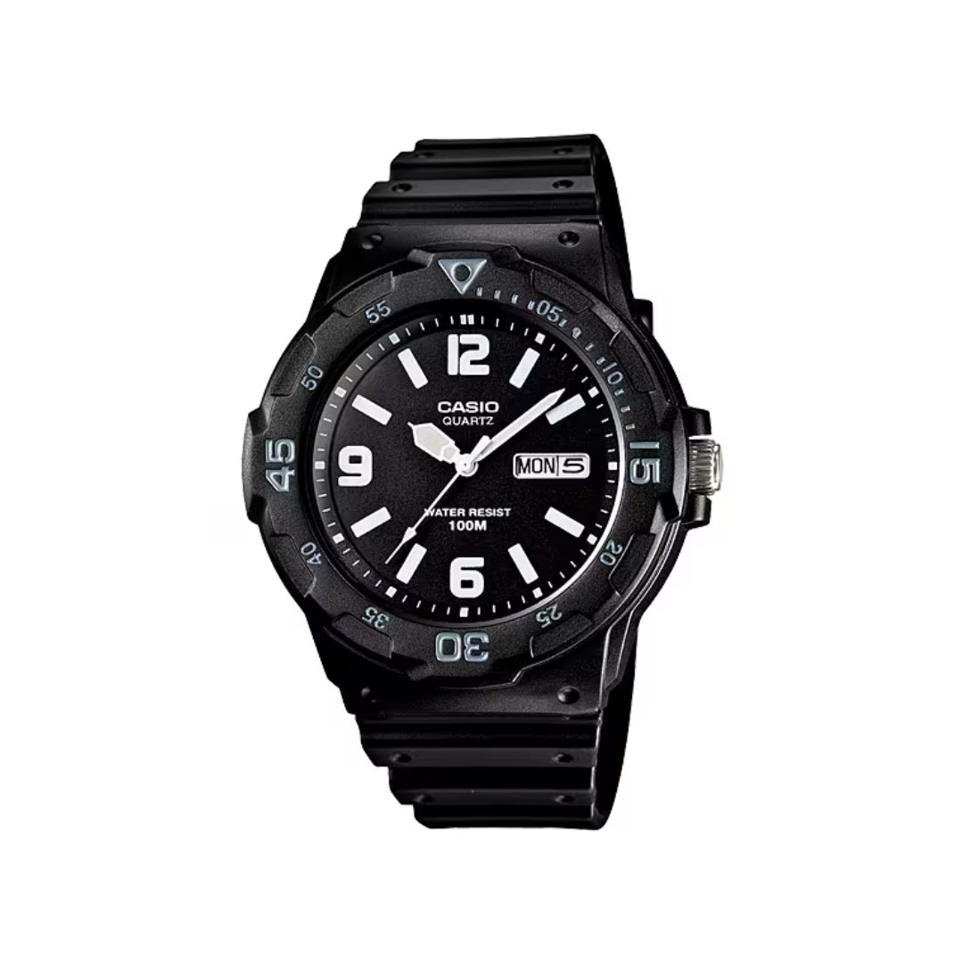 Reloj Análogo Casual Negro de Hombre