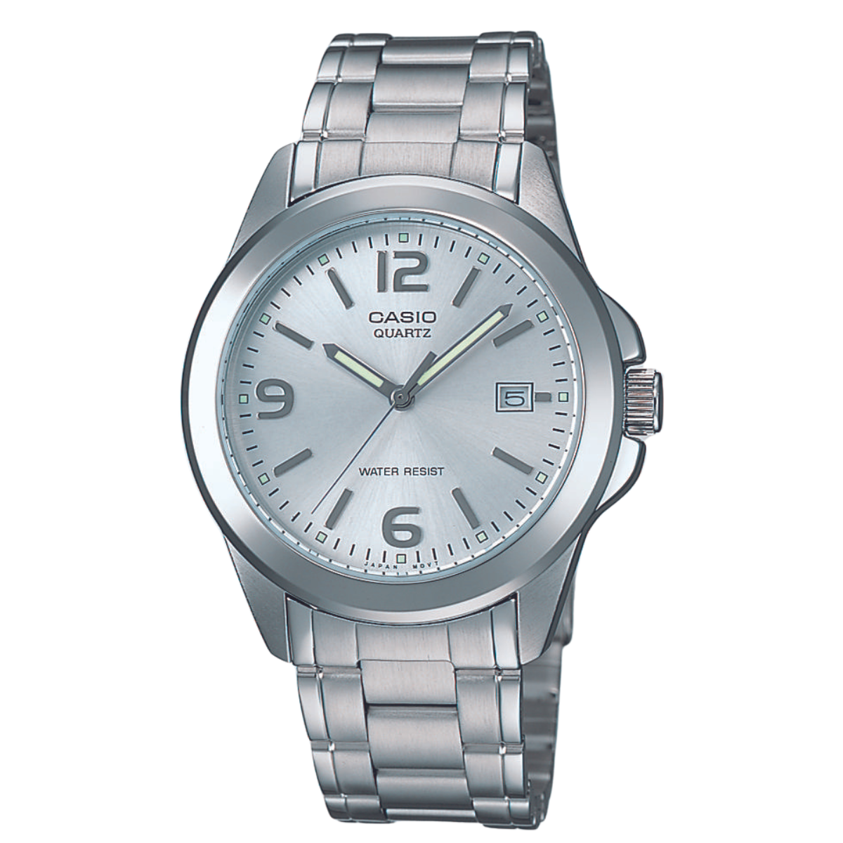 Reloj Análogo Casual Plateado de Hombre