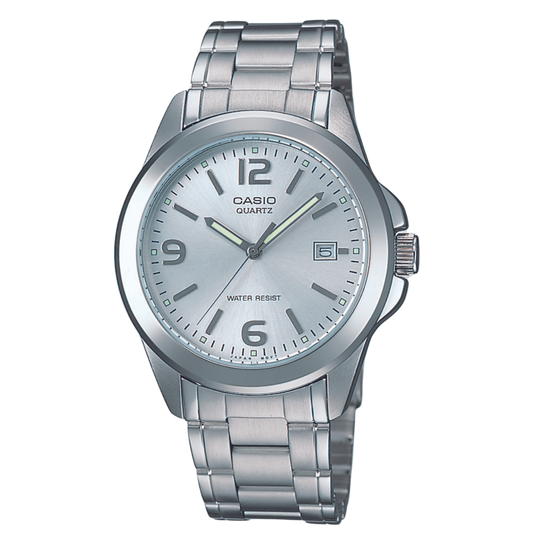 Reloj Análogo Casual Plateado de Hombre