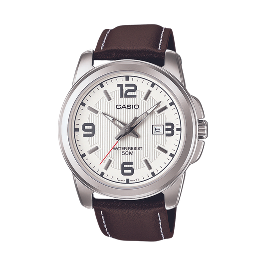 Reloj Análogo Casual Plateado de Hombre