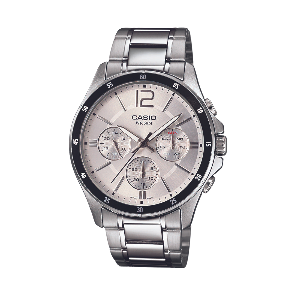 Reloj Análogo Fashion Casual Plateado de Hombre