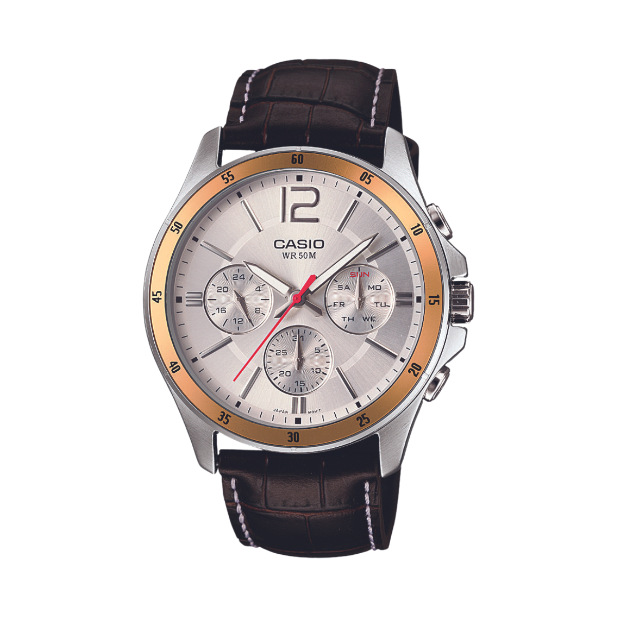 Reloj Análogo Fashion Casual Plateado de Hombre