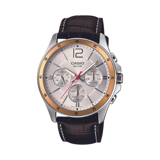 Reloj Análogo Fashion Casual Plateado de Hombre