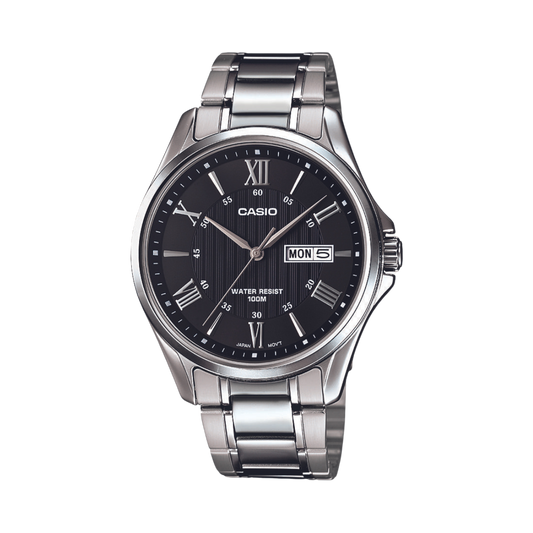 Reloj Análogo Casual Plateado de Hombre