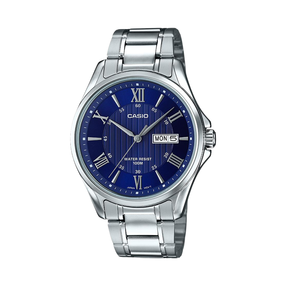 Reloj Análogo Fashion Dress Casual Plateado de Hombre