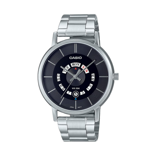 Reloj Análogo Day Date Sport Plateado de Hombre