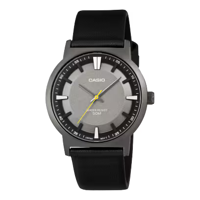 Reloj Análogo Casio Cuarzo Gris y Negro de Hombre