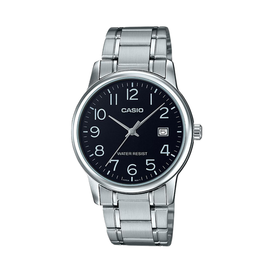 Reloj Análogo Casual Plateado de Hombre