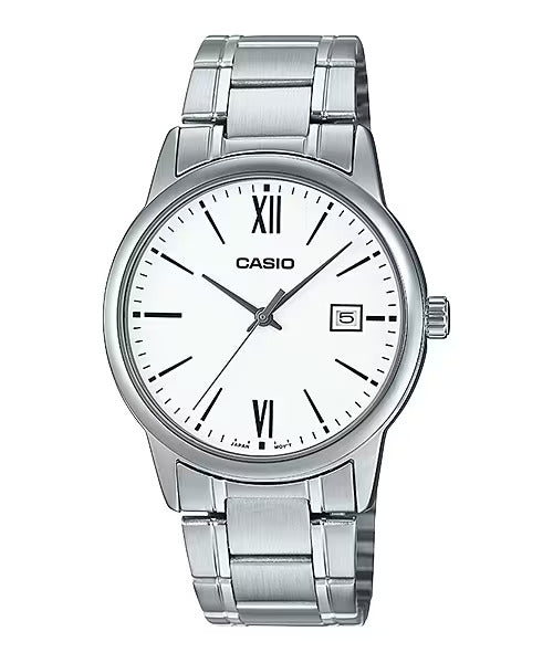 Reloj Análogo Casual Plateado de Hombre