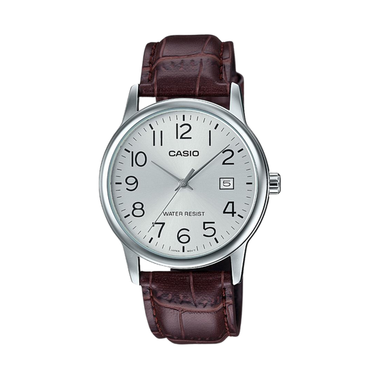 Reloj Análogo Estándar Casual Plateado de Hombre