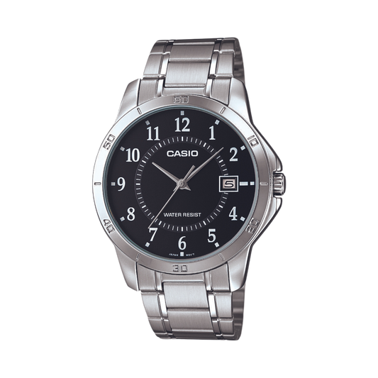 Reloj Análogo Casual Plateado de Hombre