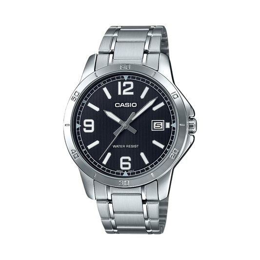 Reloj Análogo Casual Plateado de Hombre