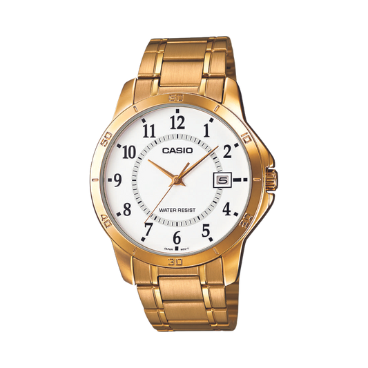 Reloj Análogo Estándar Casual Dorado de Hombre