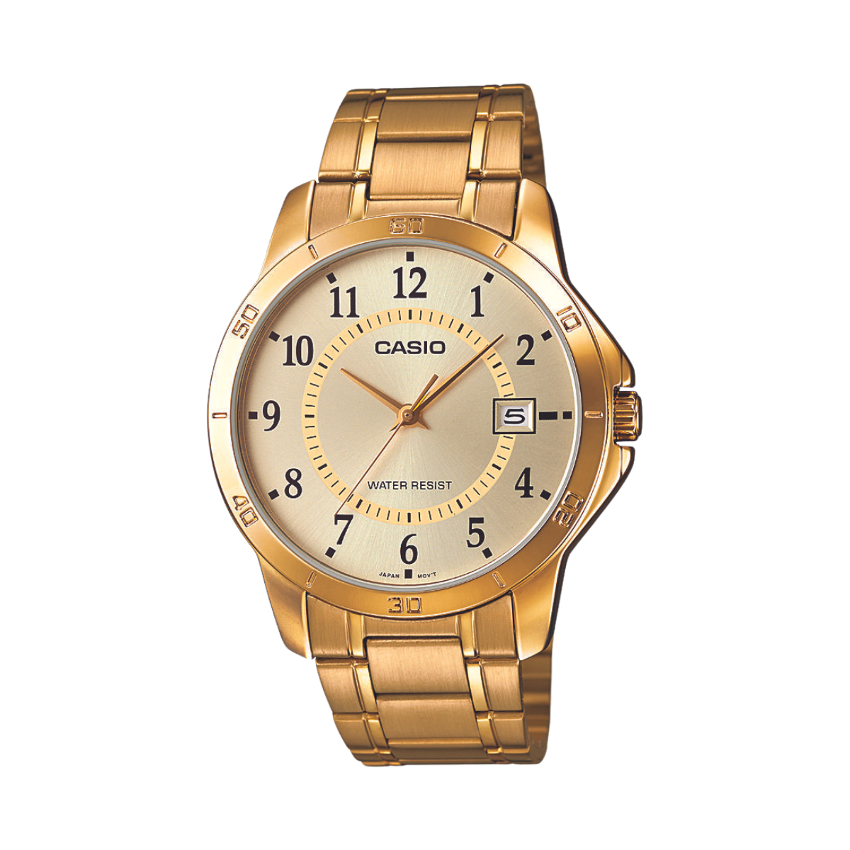 Reloj Análogo Casual Dorado de Hombre