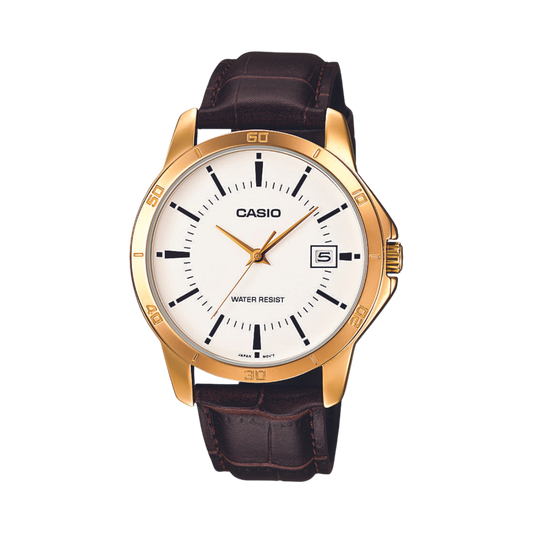 Reloj Análogo Casual Dorado de Hombre