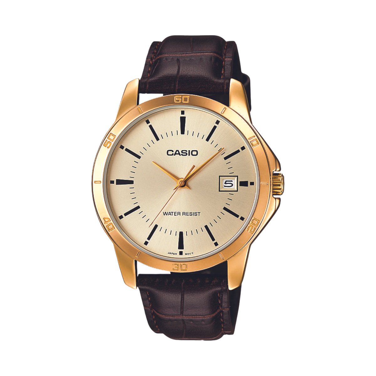 Reloj Análogo Casual Dorado de Hombre