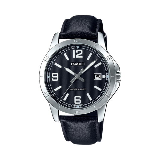 Reloj Análogo Casual Plateado de Hombre