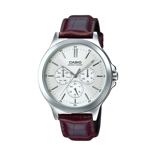 Reloj Análogo Fashion Casual Plateado de Hombre