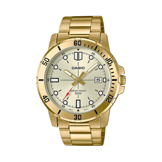 Reloj Análogo Estándar Sport Dorado de Hombre