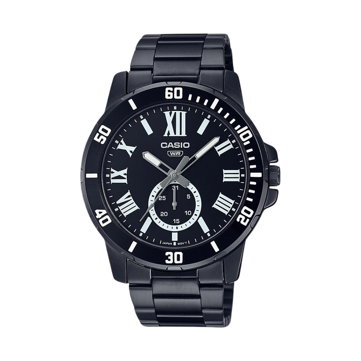 Reloj Análogo Casual Negro de Hombre