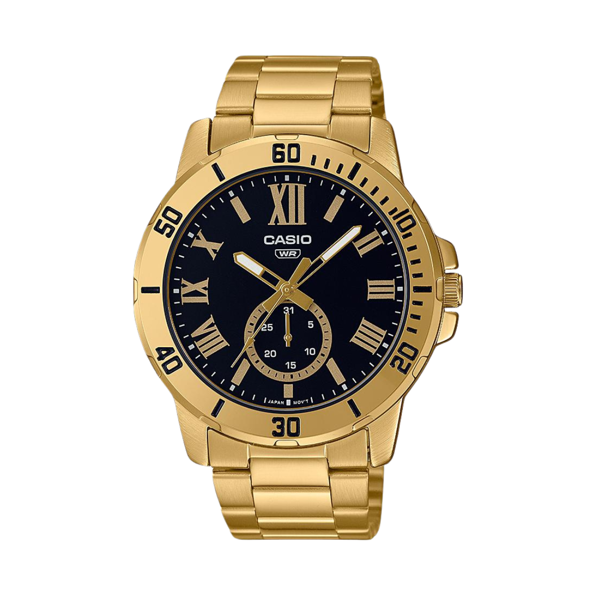 Reloj Análogo Casual Dorado de Hombre