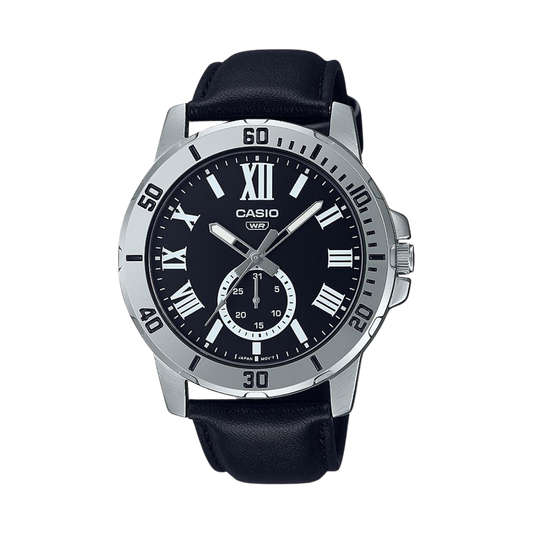 Reloj Análogo Casual Plateado de Hombre