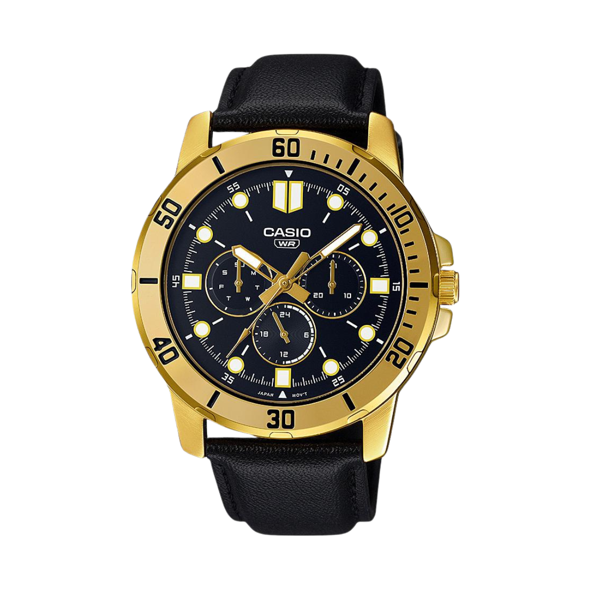 Reloj Análogo Multifunción Sport Dorado de Hombre