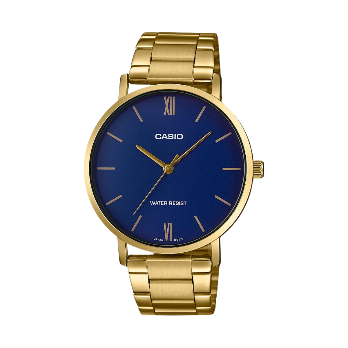 Reloj Análogo Estándar Casual Dorado de Hombre