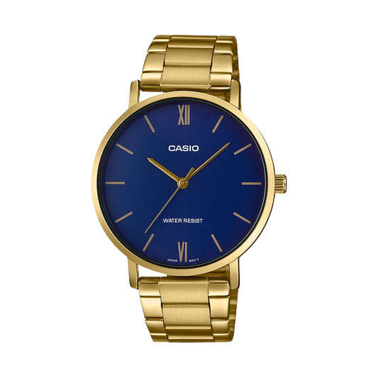 Reloj Análogo Estándar Casual Dorado de Hombre