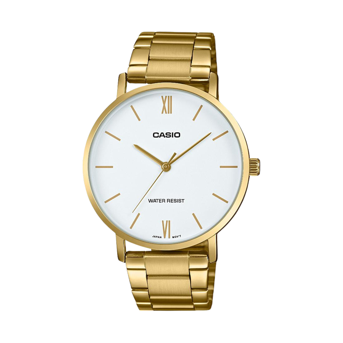 Reloj Análogo Estándar Casual Dorado de Hombre