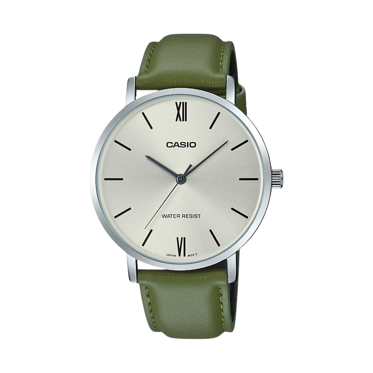 Reloj Análogo Minimalista Casual Plateado de Hombre