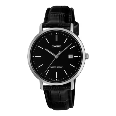 Reloj Análogo Clásico Negro de Hombre