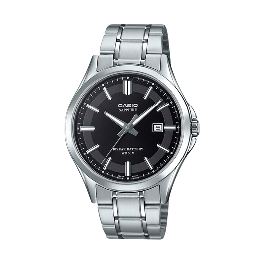 Reloj Análogo Sapphire Casual Plateado de Hombre